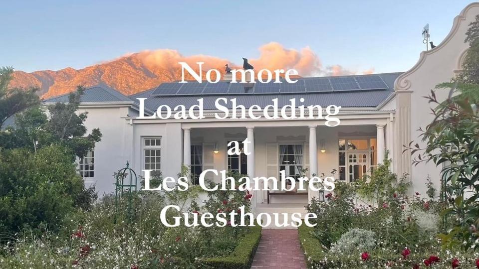 Les Chambres Guest House Franschhoek Exterior foto